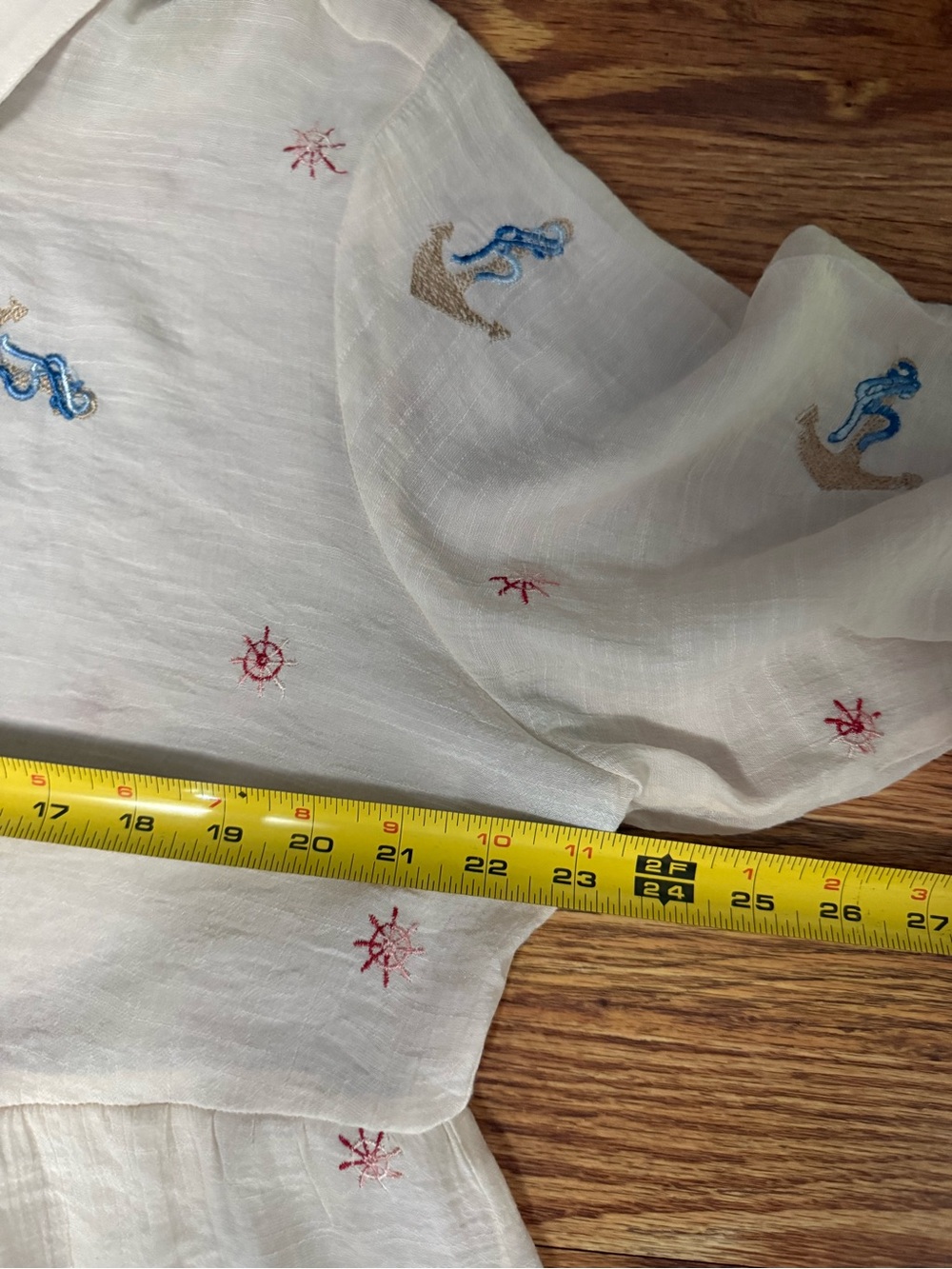 Hope Springs Embroidered Gauze Blouse - Picture 8 of 9
